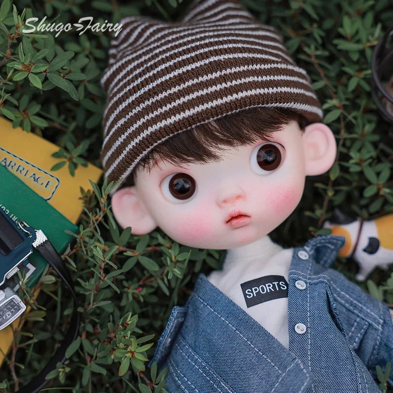 

ShugaFairy 1/6 Sibyl Bjd Dolls Cute Pout Face Angry Expression Teenage Jeans Style High Quality Doll Ball Jointed Dolls