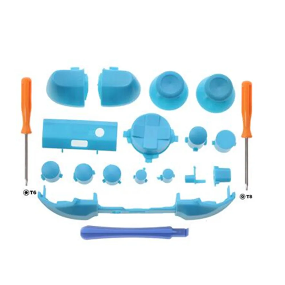 Custom Keys Full Set Buttons Replacement For Xbox Series X S Controller ABXY Trigger Grips Stick Parts With Disassembly Tool Kit