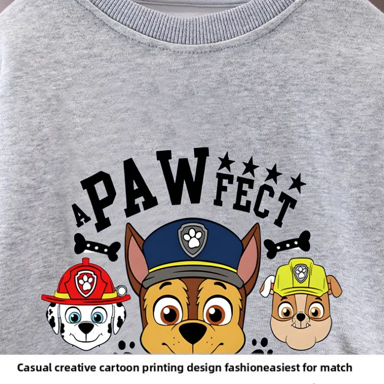 PAW Patrol Kinder Mode Outdoor Sweatshirt-Sets Jungen Herbst Casual Langarm Pullover und Hose Zweiteilige Sets – Detail 15