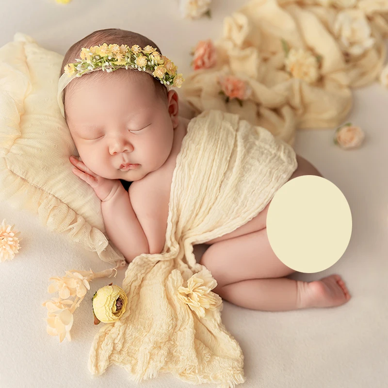 Pasgeboren Fotografie Rekwisieten Stretch Wrap Vlinder Vleugel Decoratie Bloem Kant Kussen 0-1 Maand Baby Foto Prop Studio Accessoires