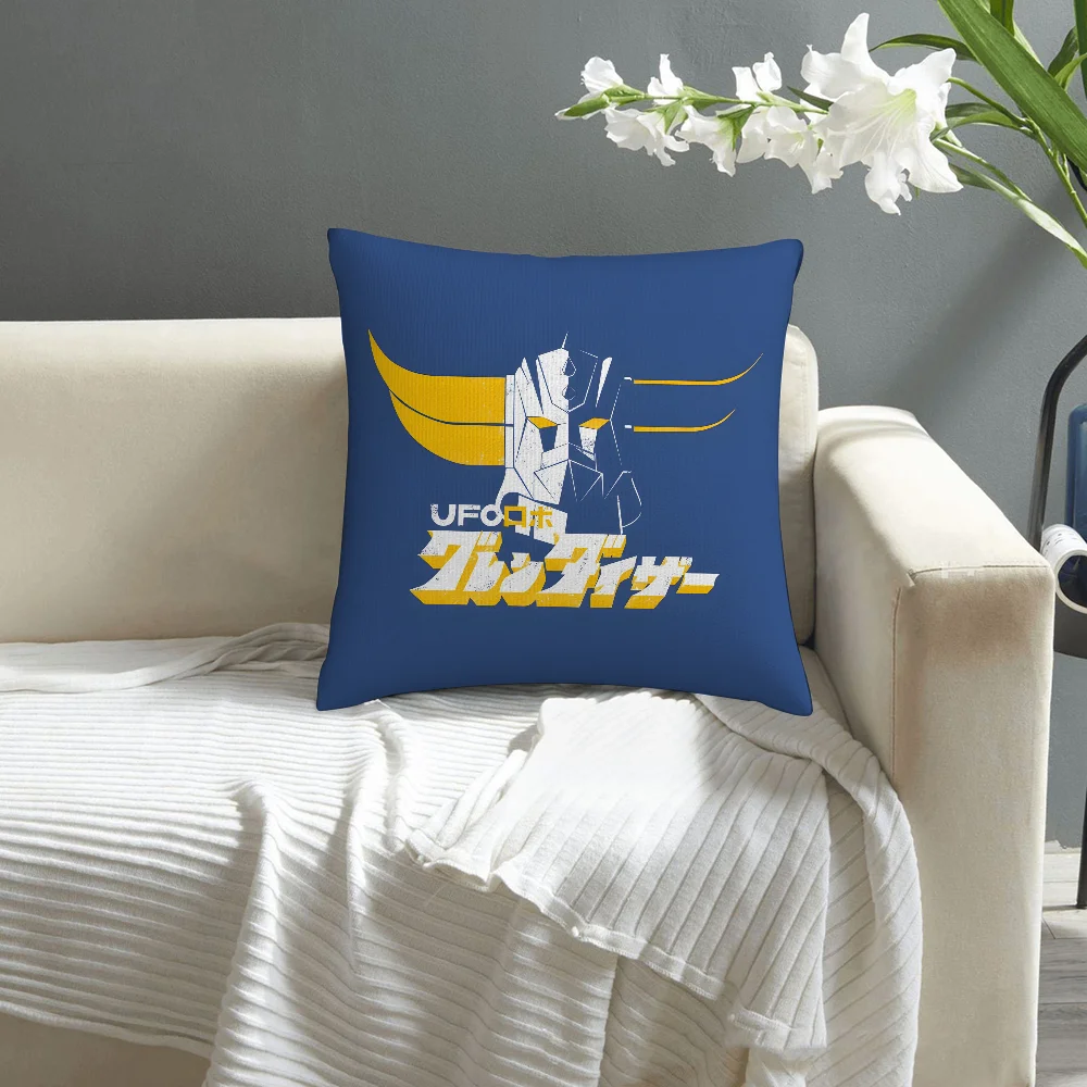 G-Goldorak G-Grendizer Pillow Case Sofa Decorative Home Double-sided Printing Short Plush Cushion Cover Throw Pillow Cover