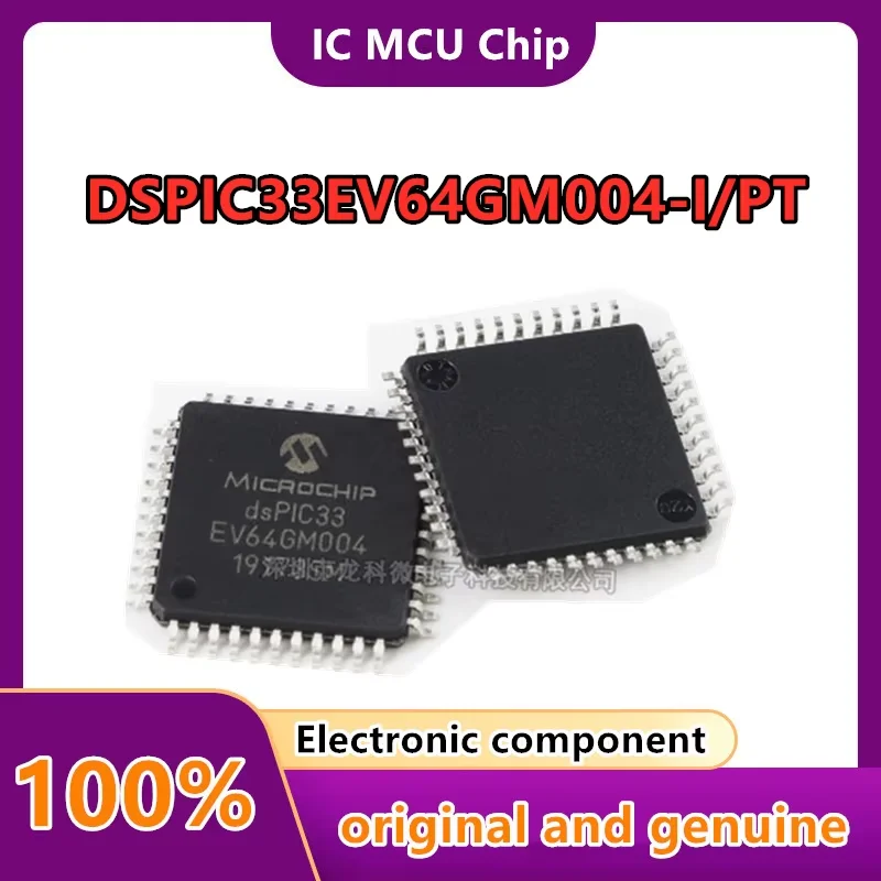 

DSPIC33EV64GM004-I/PT TQFP44 Новый оригинальный, подлинный, 1 шт./лот