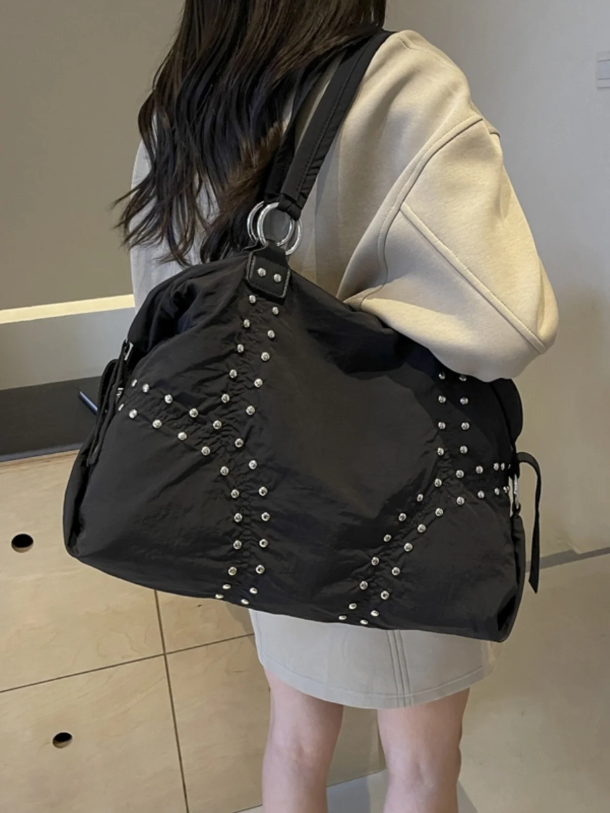 

Large Capaci Women's Tote Bag 2025 New Casual Travel Bag Versatile Single oulder Storage Bag Commuting Bag for Women
