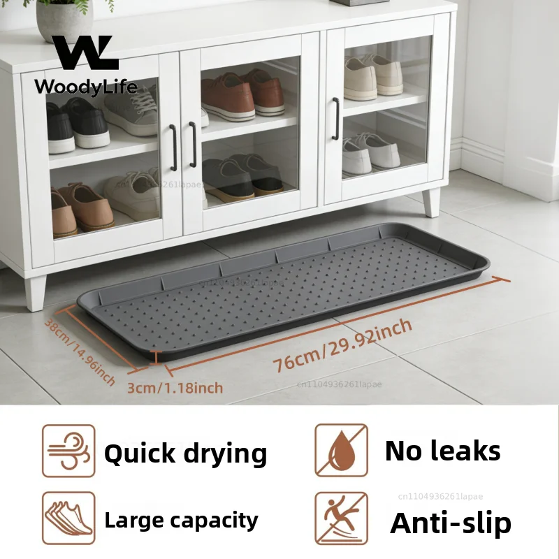 Tappetino in Silicone Versatile Multiuso per Scarpe e Oggetti - Base Antiscivolo per Ingresso, Vasi di Piante e Ciotole per Animali Domestici