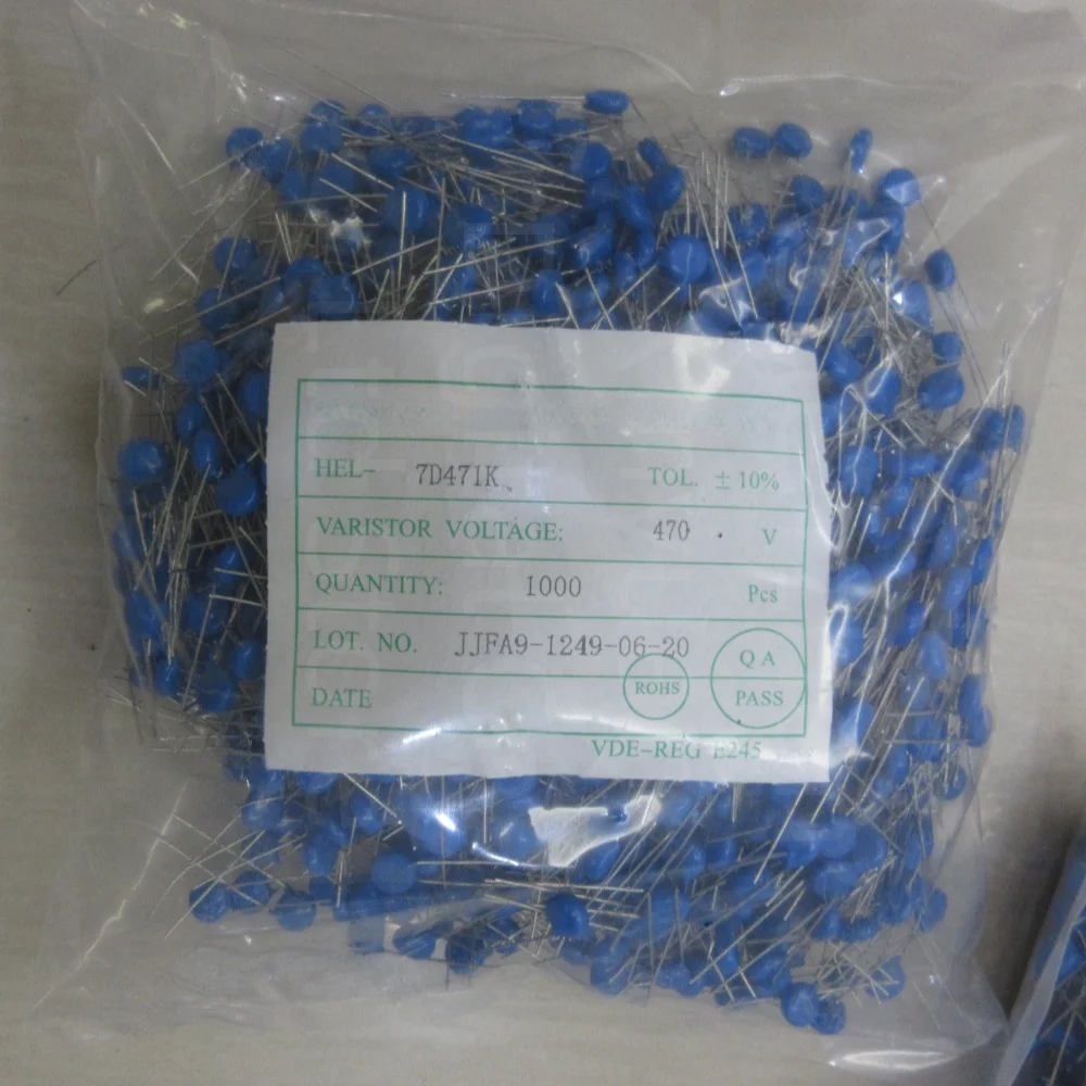 Módulo de absorção de surtos de raios Varistor 7D471K 7D471 470V