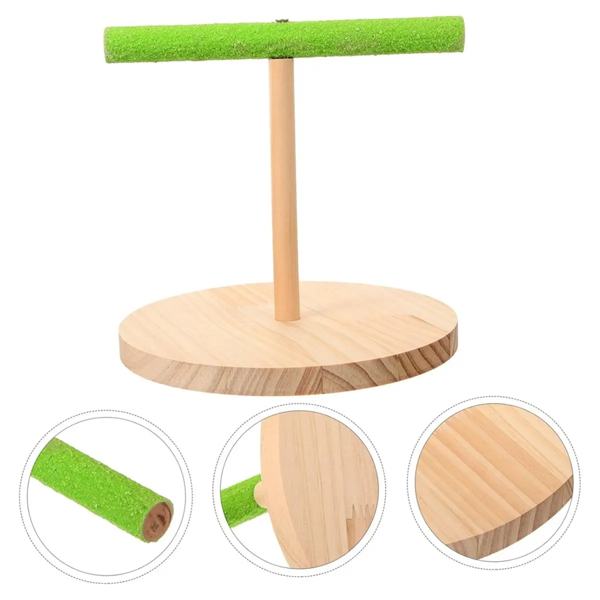 Time Saving Bird Training Stand for Parrots Interactive Perch Stand Floor and Birdcage Use for Training and Activities