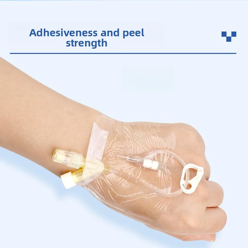 50PCS Medical Sterile Waterproof PU Film Protective Dressing Secure Indwelling Needle PICC Venous Tube Wound Isolation Gear