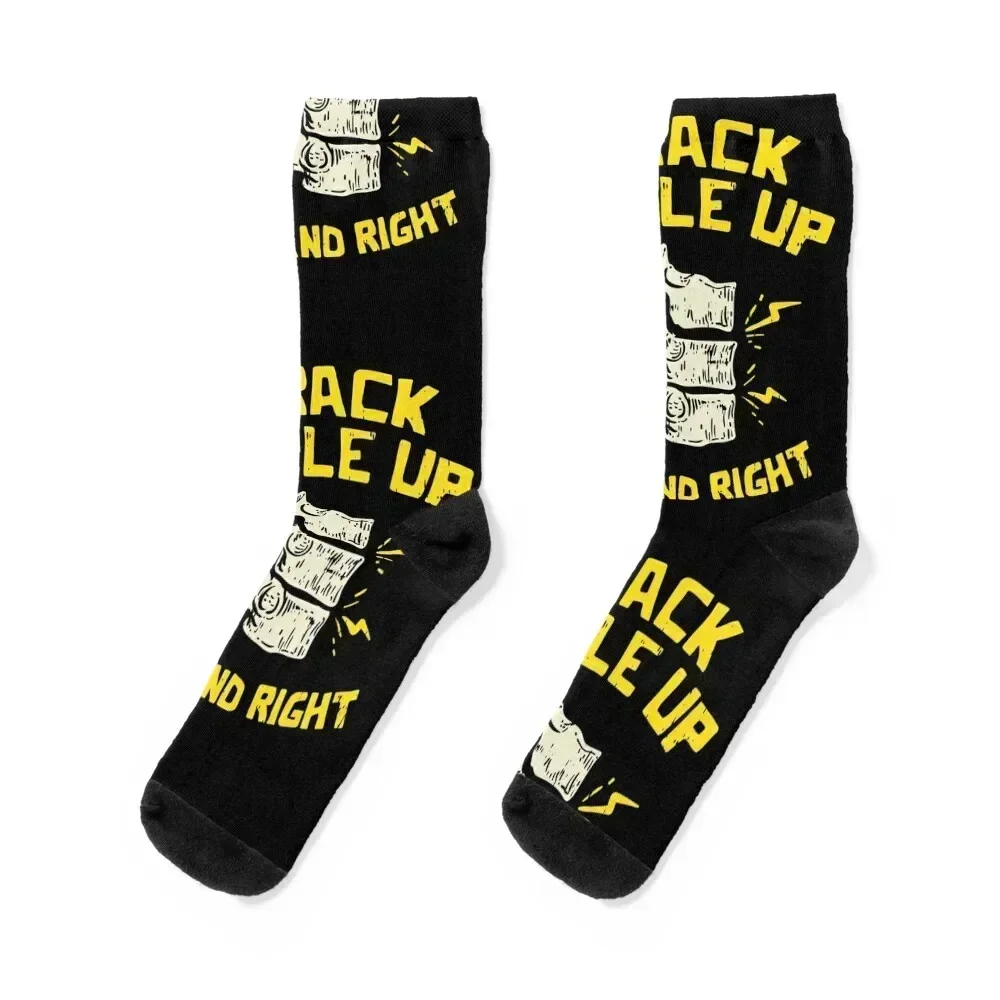 

Chiropractor Spine Treatment Physical Therapist Socks luxe ankle Sports retro Men's Socks Women's