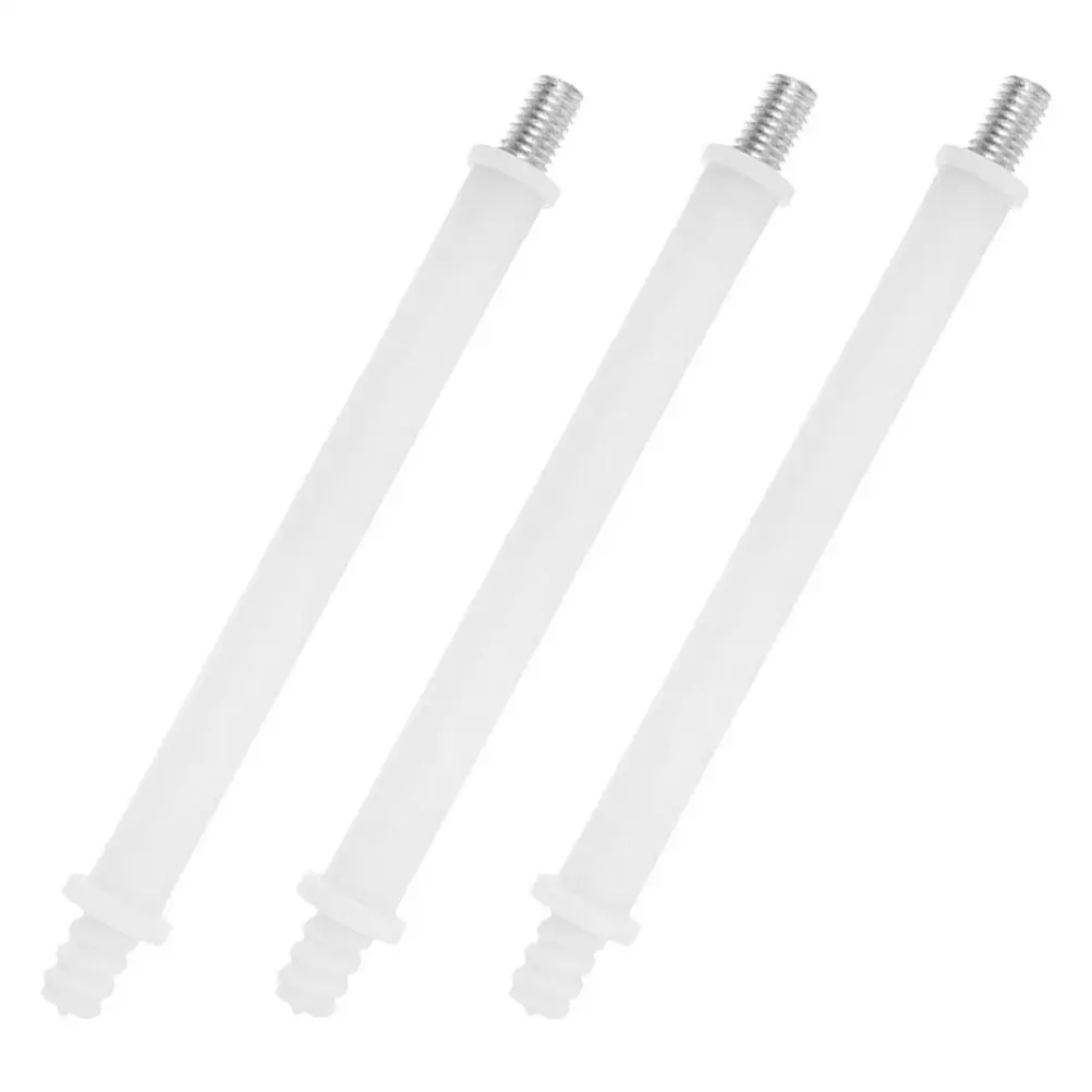 

3pcs Plastic Brush Rod Long Handle Threaded Connector Adapter Bath Tub Brush Threaded Handle Connector Home Supplies