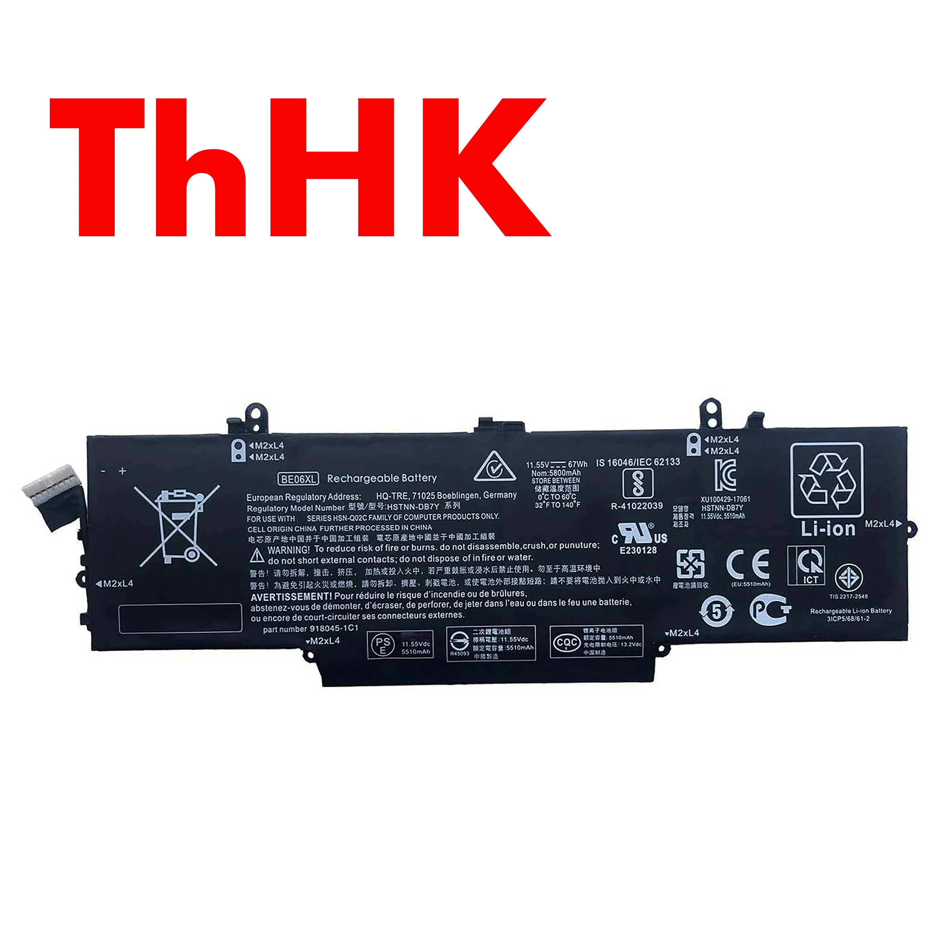 Genuine Original 67Wh BE06XL HSTNN-DB7Y 918045-1C1 HSN-Q02C Battery For HP Elitebook Folio 1040 G4 1EP15EA 2XU39UT 2XM81UT