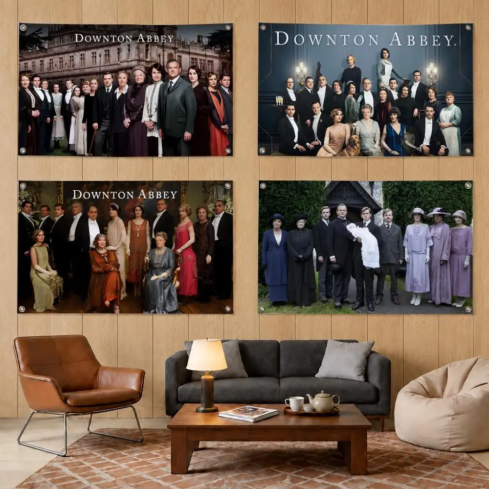 Downton Abbey British Period Drama Flags Decorative Banners Suitable For Outdoor Camping Family Parties And Garden Walls Gift