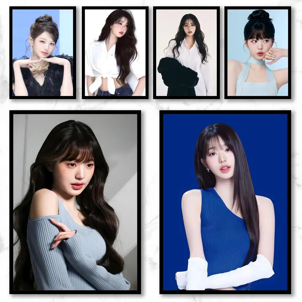 Celebrity J-Jang Won-young Poster Premium Art Wall Decor, Simple Ornament for Living and Leisure Areas
