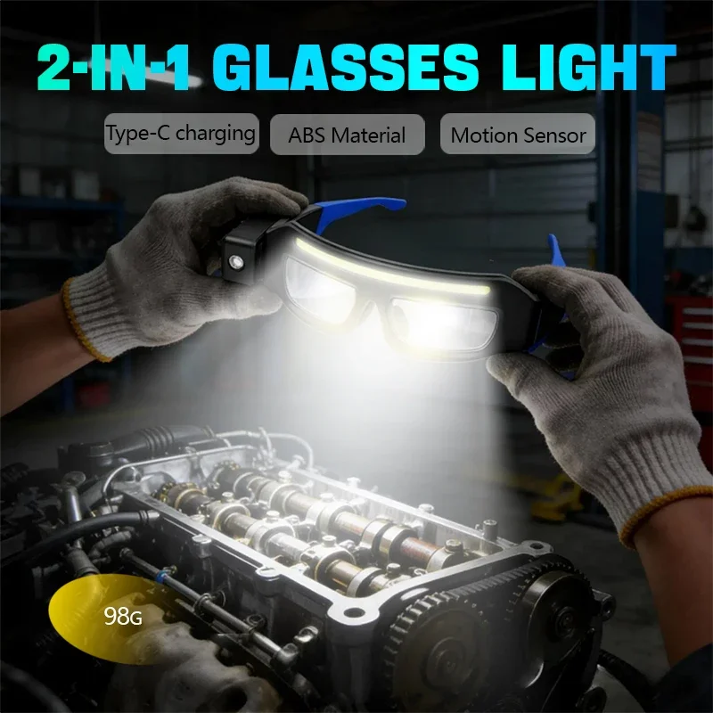 

Фара с датчиком волны, регулируемая на 90 градусов, 5 режимов освещения, высокая яркость, водонепроницаемый инструмент для наружного освещения на рабочем месте