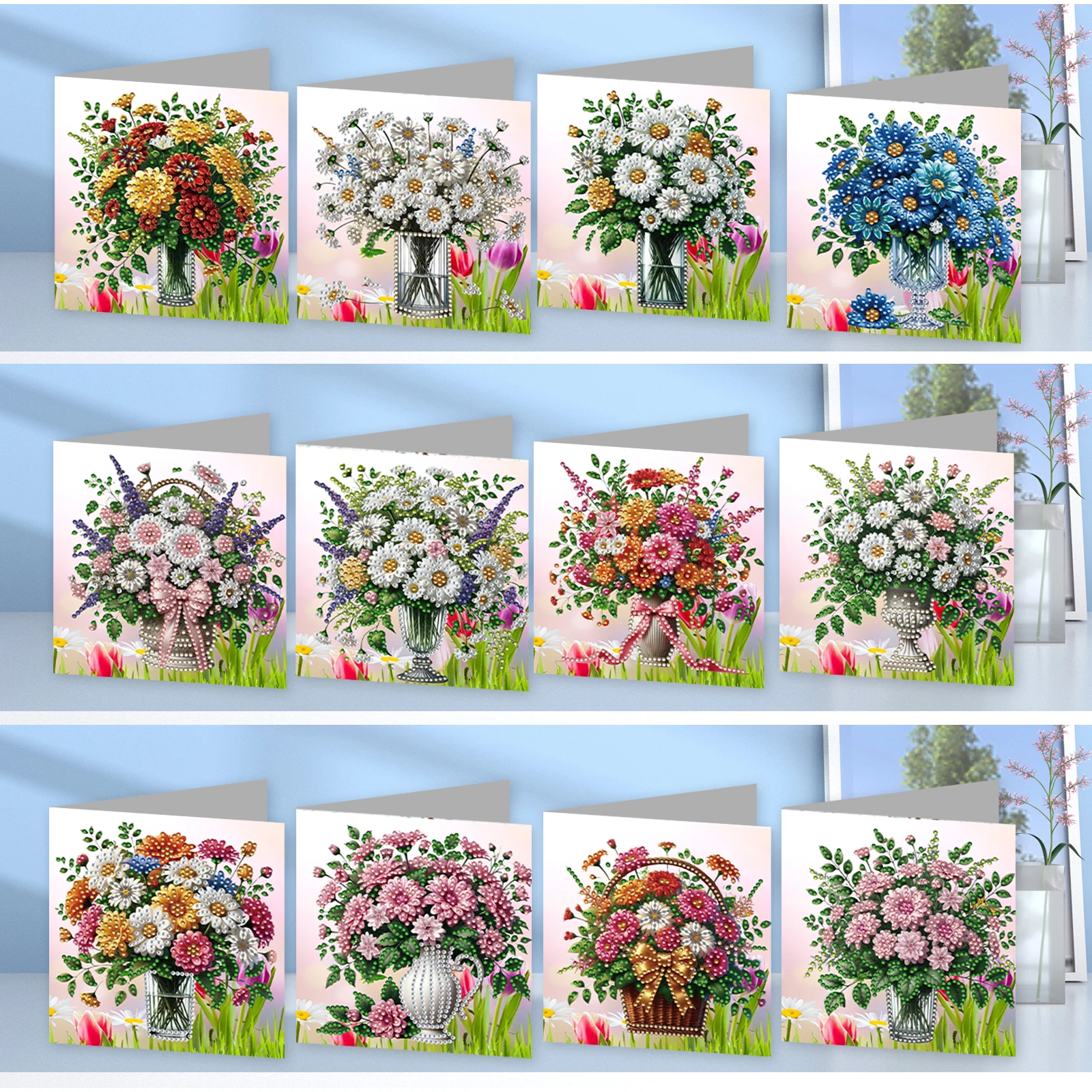 12 Packs DIY Diamond Painting  - огляд і ціна Resin Art Kits For Adults