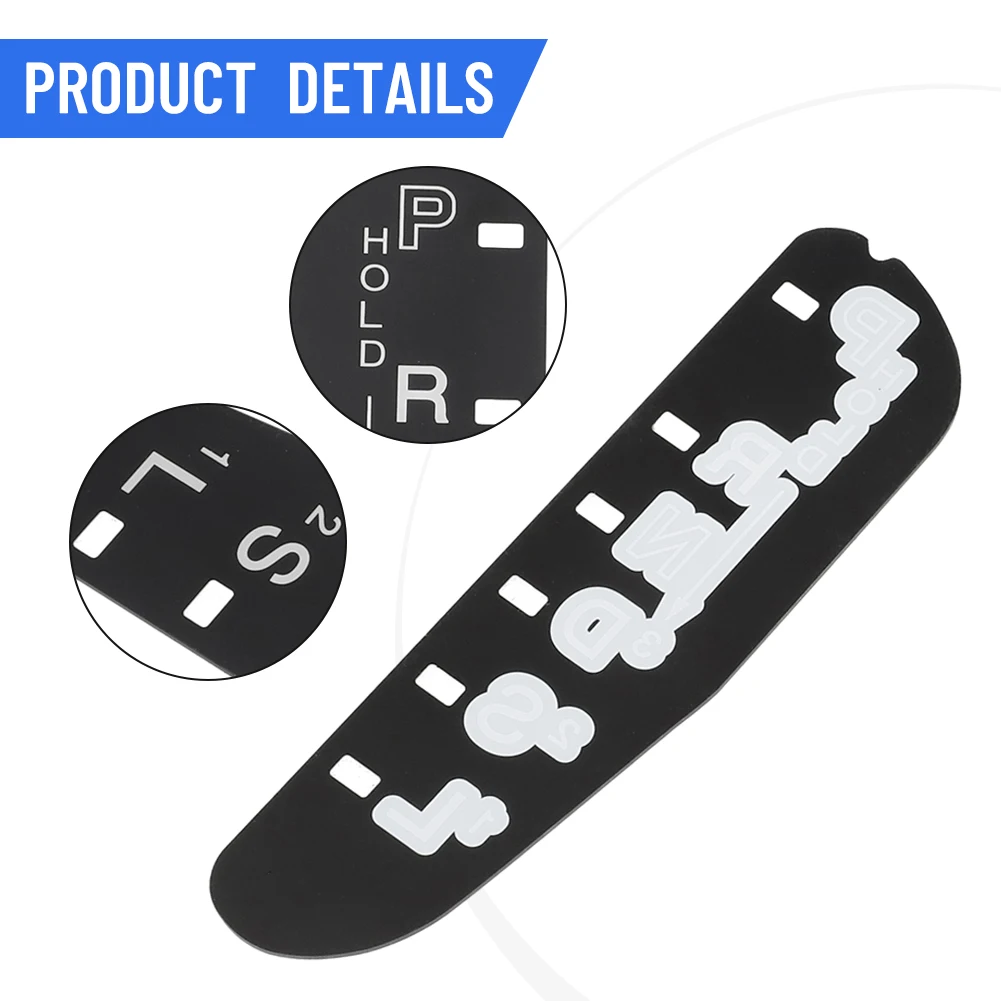 

Brand New High Quality Gear Indicator Selection Display Shift Panel Prts 1 Pc BL8H-64-353 Black Car Accessories
