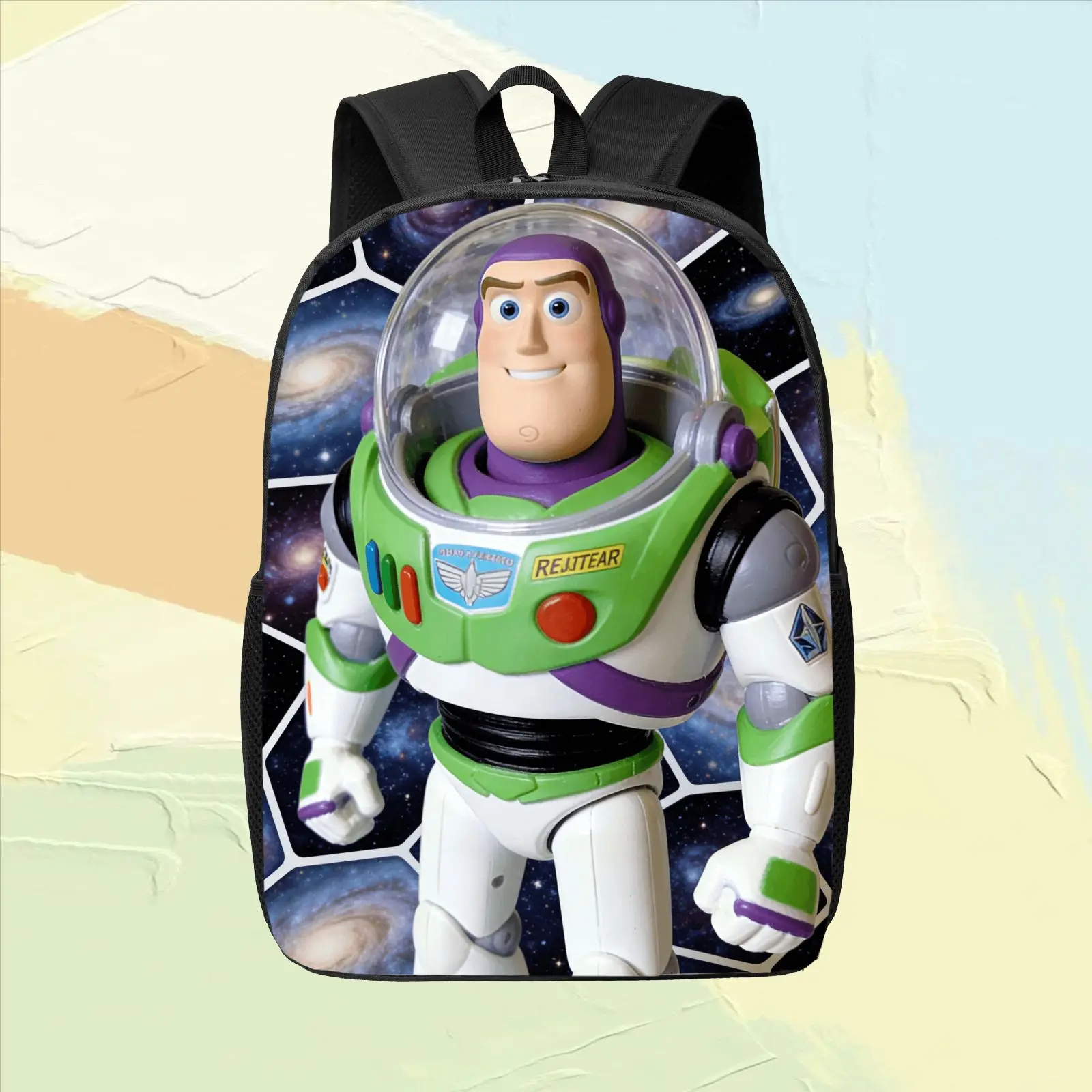 ディズニー 1個 トイ・ストーリー バズ・ライトイヤー バックパック、カジュアルバッグ、大容量、高品質ギフト、パーソナライズされた日常使用