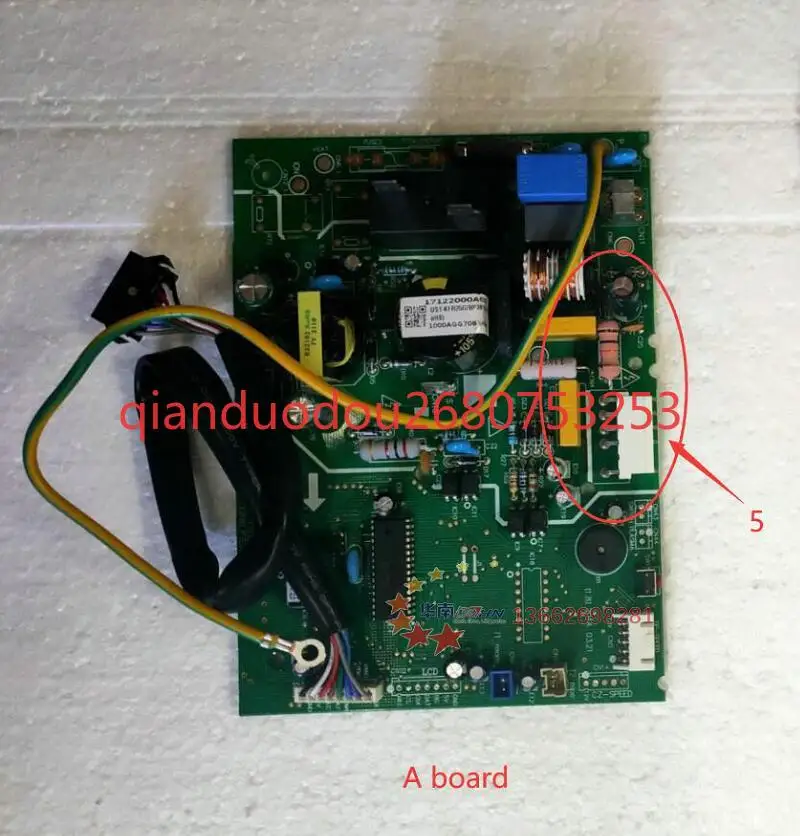 

Для платы управления Midea US1-KFR26G/BP3N1Y-11M CE-KFR26G/BP3N1Y-11M.D.11.NP2-1 17122000007835 17122000 А03327