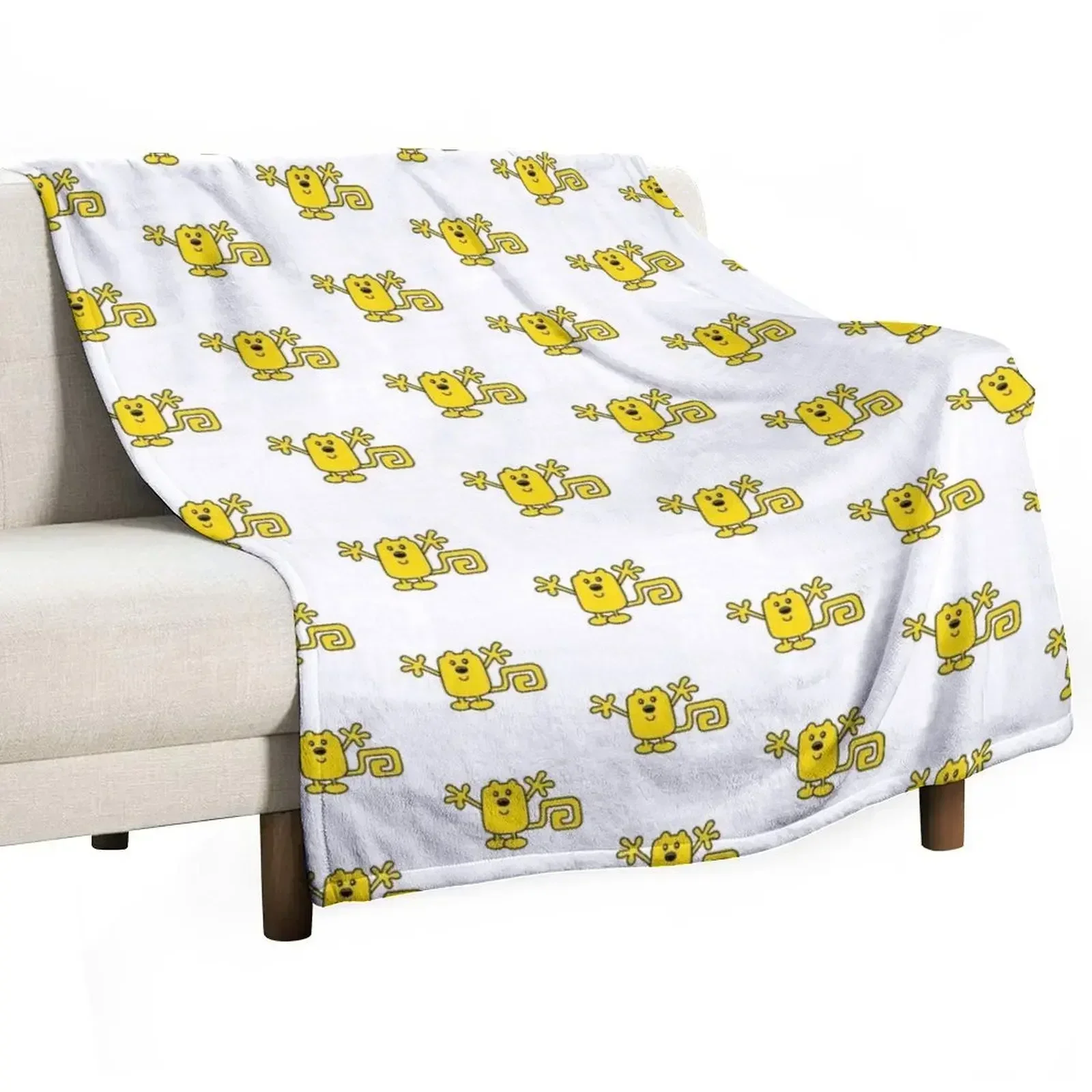 

Wow Wow Wubbzy Throw Blanket Flannel Fabric Luxury Thicken For Sofa Thin Luxury Designer Blankets