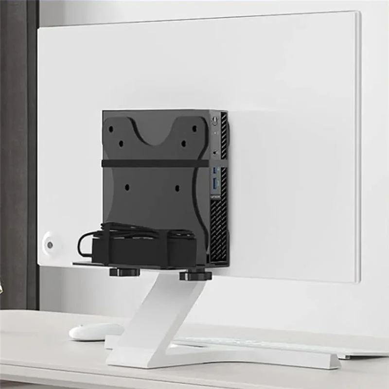 

Easy Installation Mini PC Mount Wall Mount Computer Holder Under Desk Mount Space Saving Design