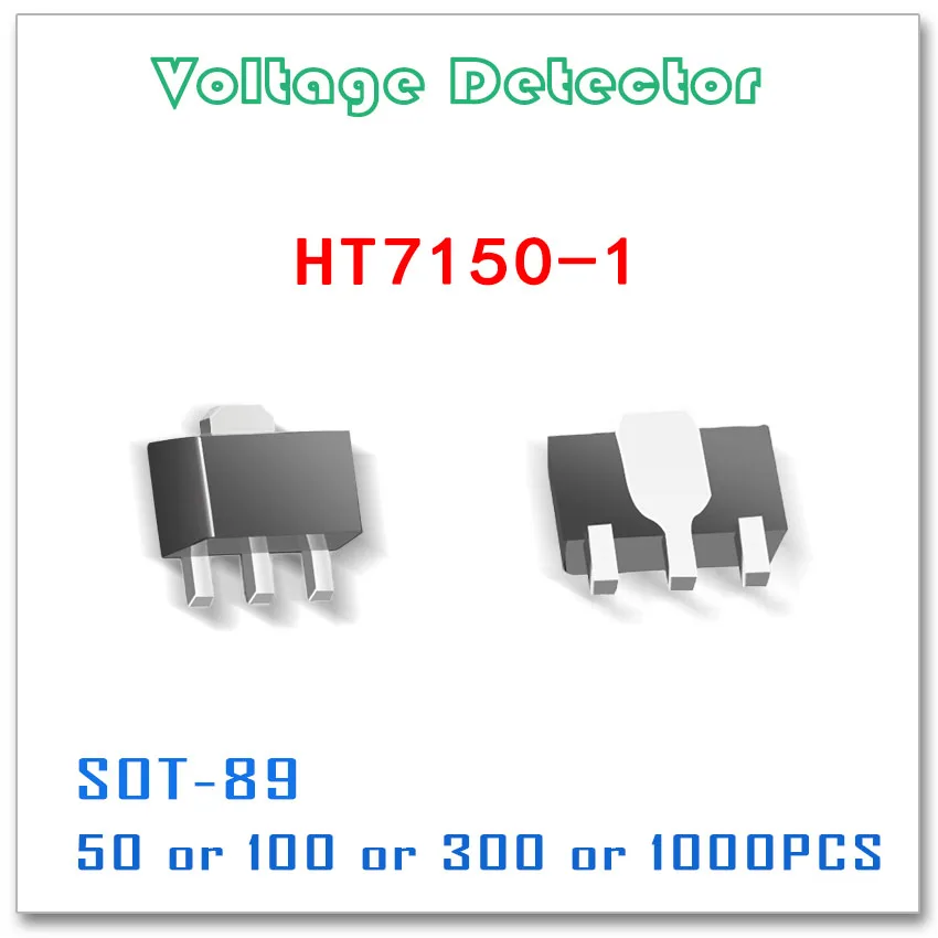SOT-89 HT7150-1 50PCS 100PCS 300PCS 1000PCS 3% Voltage Detector Original  ht7150 7150 ht7150a smd sot89 High quality