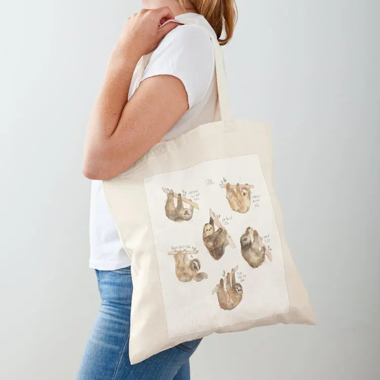 

Sloths Tote Bag tote bag canvas Portable shopping bag tote bags cloth bags bags aesthetic