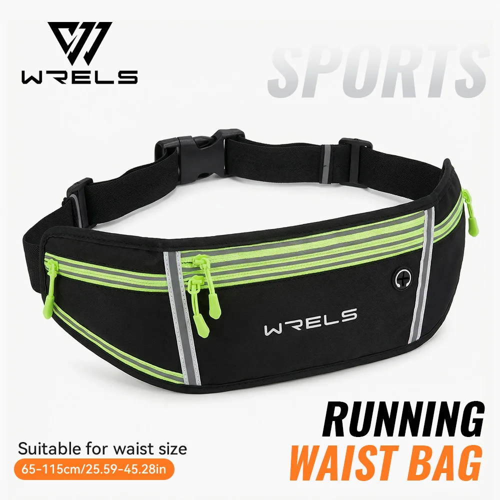 

WRELS Professional Running Waist Bag Sports Belt Pack Mobile Phone Case Men Women Hiking Travel Jogging Cycling Gym Sports Pouch