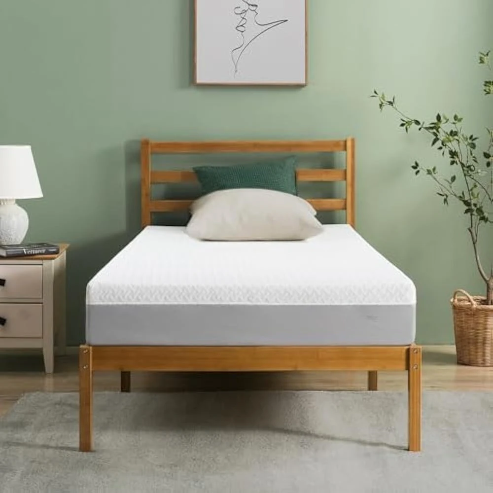 

8 Inch Twin Mattress, Essential Memory Foam [New Version], Fiberglass Free, Medium Feel, Breathable Airflow Memory Foam