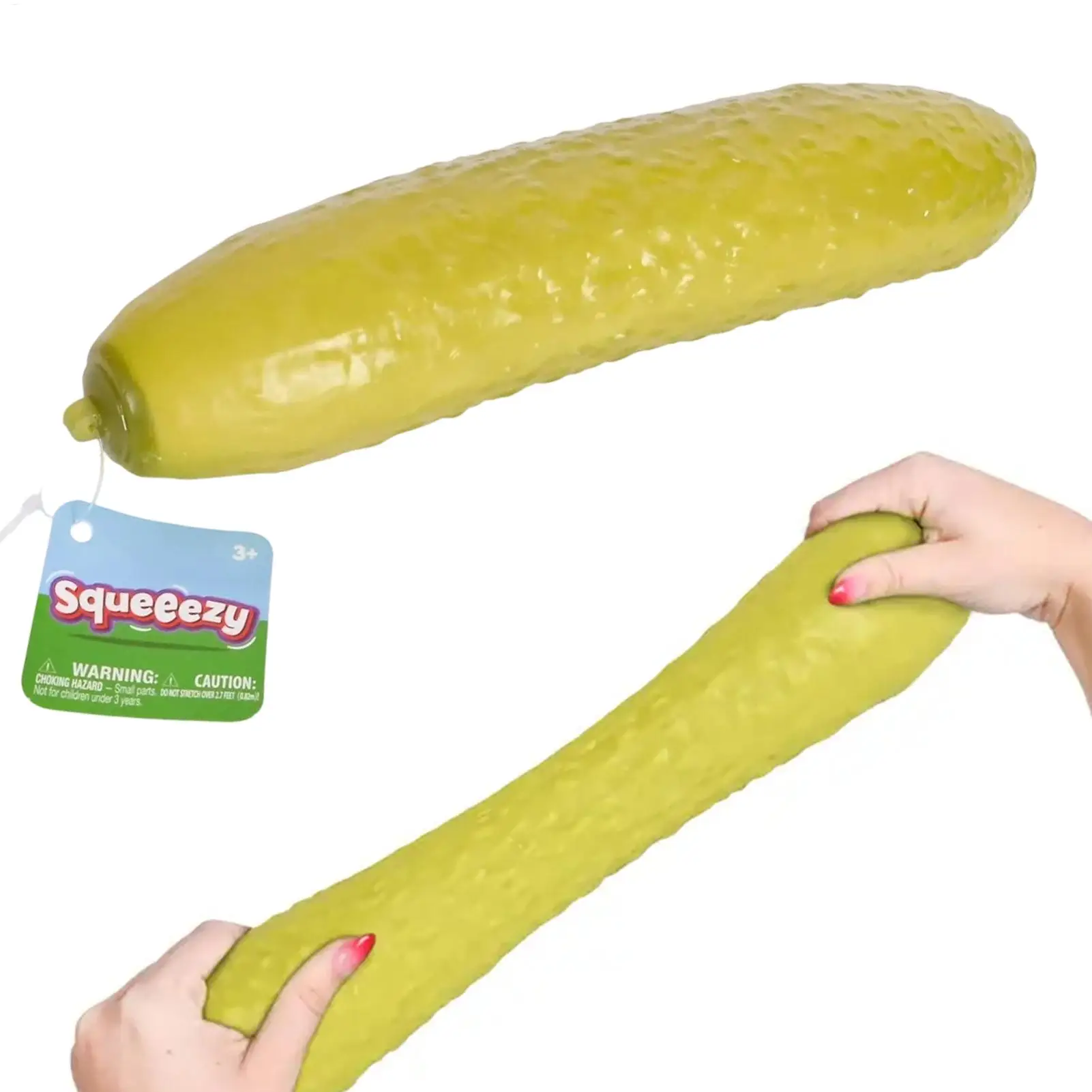 Cucumber Shape Kid Squeeze Toys Pickled Slow Rising Game Soft Cucumber Sensory Squeeze Gifts