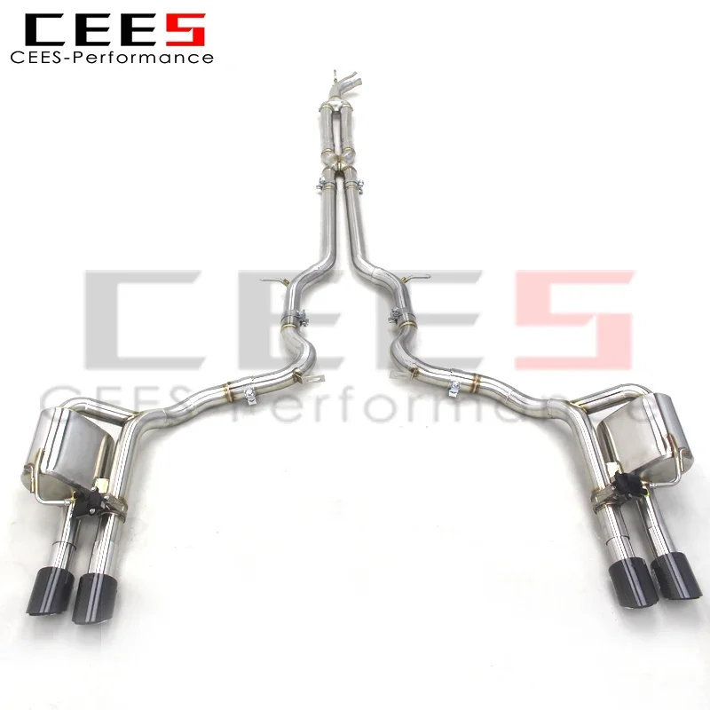 CEES Valve Catback Systems   with Remote Control for Porsche Panamera S 3.0T 970 2014-2016 Stainless Steel Muffler Exhaust Pipes