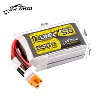 2/4/6Pcs TATTU-R-LINE 5.0 850mAh 11.1V 150C Lipo Battery For RC Helicopter Quadcopter FPV Racing Drone Parts 3S Battery