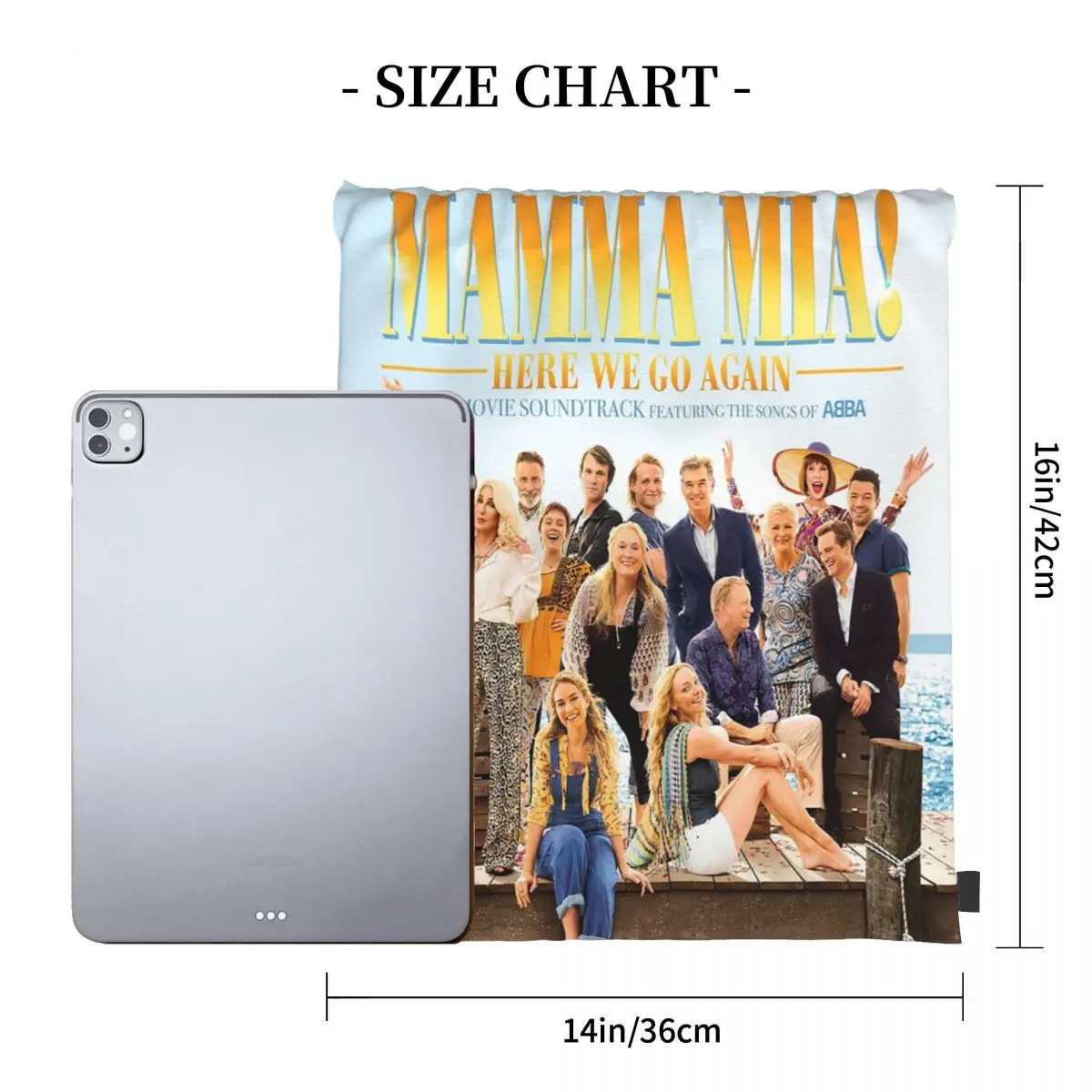 Mamma Mia-حقائب ظهر محمولة غير رسمية ، حقائب برباط ، جيب حزمة ، حقيبة رياضية ، حقائب كتب ، سفر ، طلاب