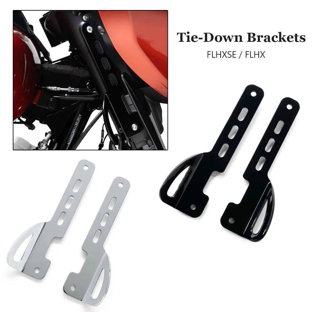 FOR Harley Road Glide FLTRXSE 2023 SLHT Steet Glide 2024 NEW Motorcycle Accessories Front Binding Tie-Down Brackets