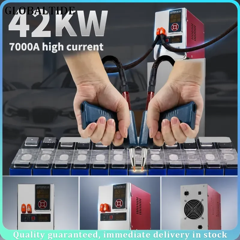 811H Battery Spot Welder 42kw Capacitor Energy Storage Pulse Welding Machine for Lithium Iron Power Battery Aluminum