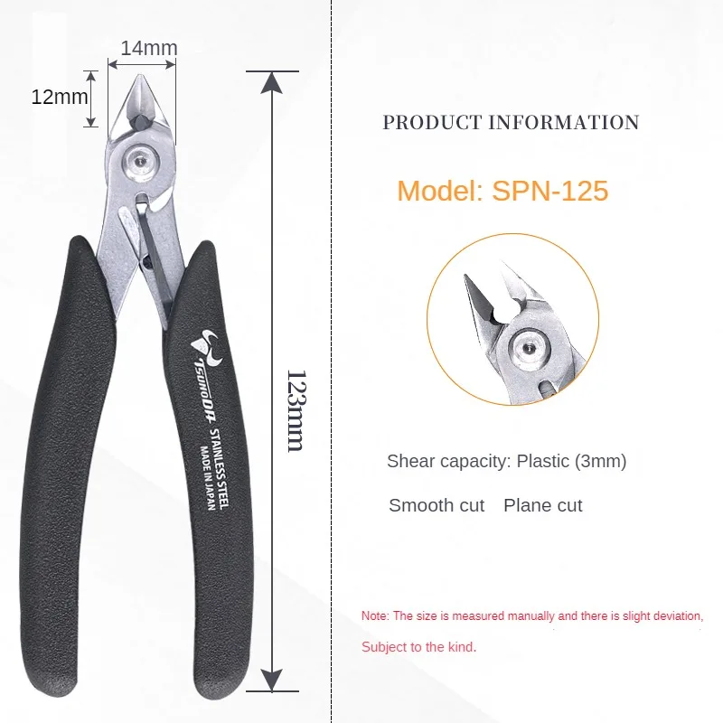 Imagem -04 - Tsunoda-alicatadores Eletrônicos do Corte do pé Alicatadores Diagonais Alicatadores Plásticos do Corte Ssm Scn Snb Spn125 Feitos em Japão 5