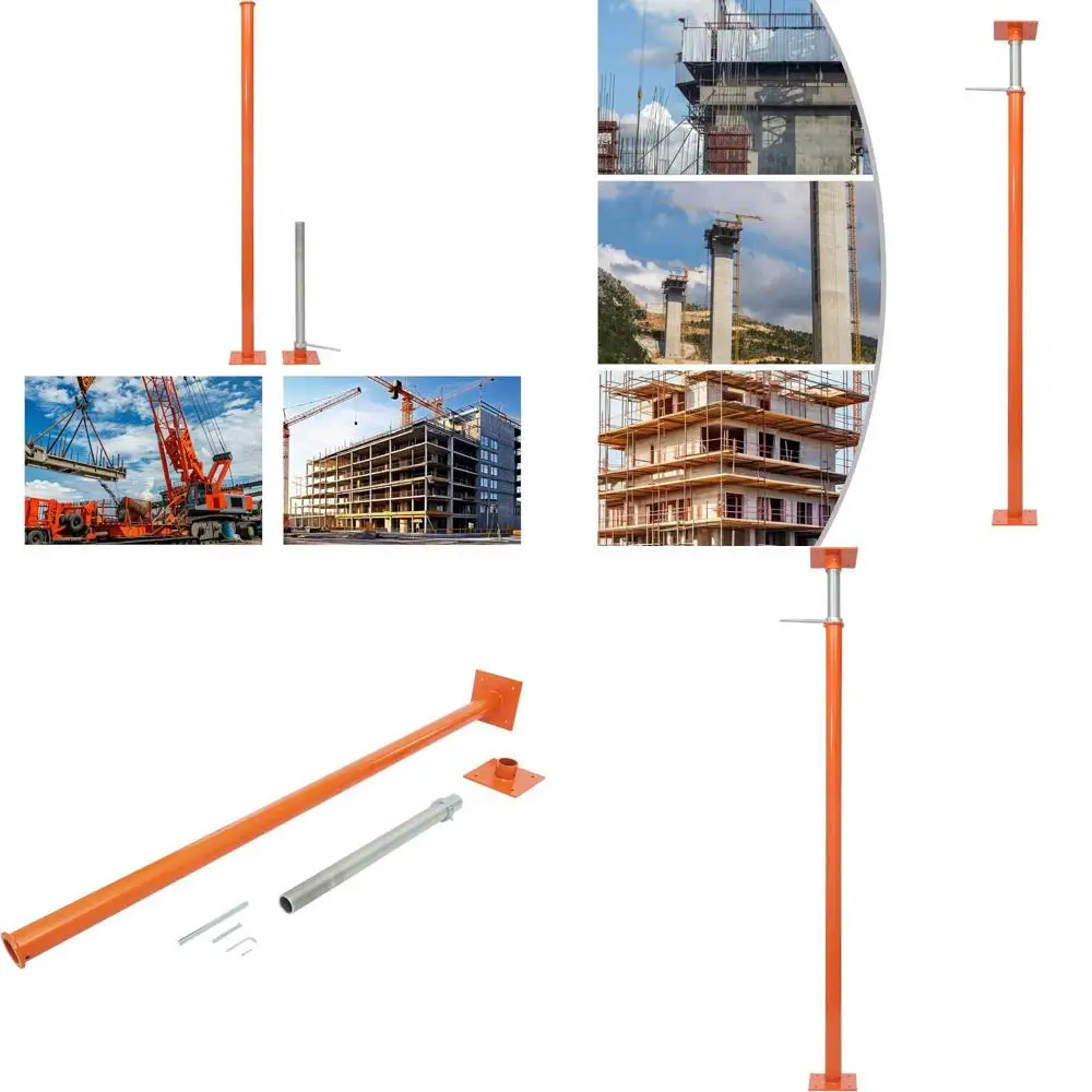 

Heavy-Duty Adjustable Jack Post for Construction, Bridge Maintenance, and Home Renovations, 85-109 Height Range