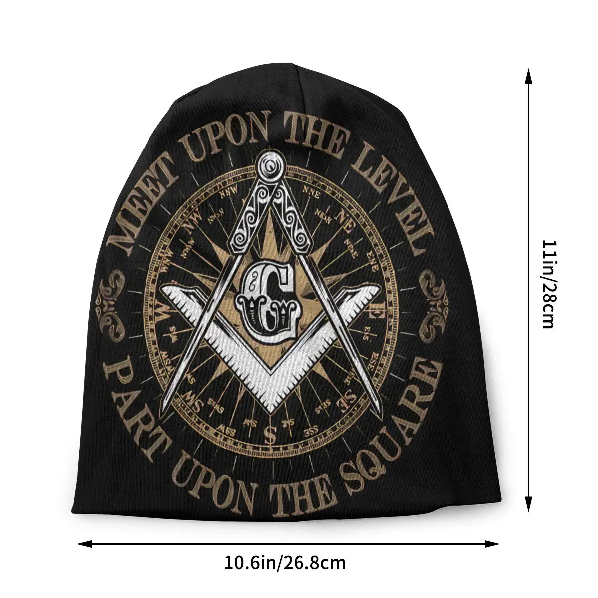 Freemason Masons Masonic Unisex Bonnet Thin Hiking Skullies Beanies For Men Women