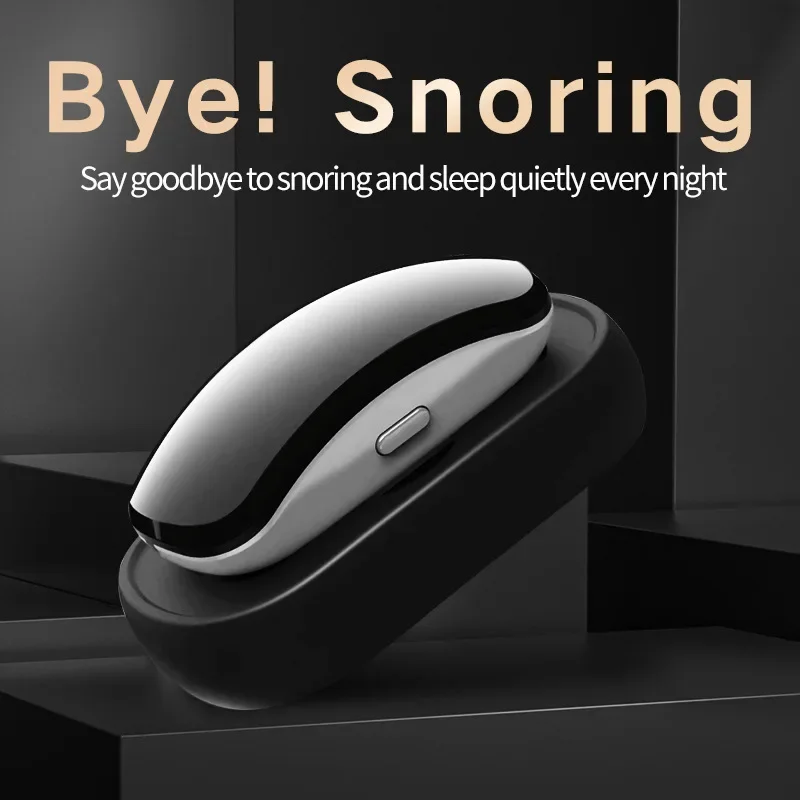 New Portable Intelligent Snoring Stopper Anti Snoring Device Improves Snoring Magnetic Charging Stand Chip Pulse Snoring Stopper