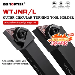 1 adet WTJNR2020K16 WTJNR 1616H16 WTJNR2525M16 harici Triangul torna takım tutucu TNMG karbür uçlar torna kesme alet takımı