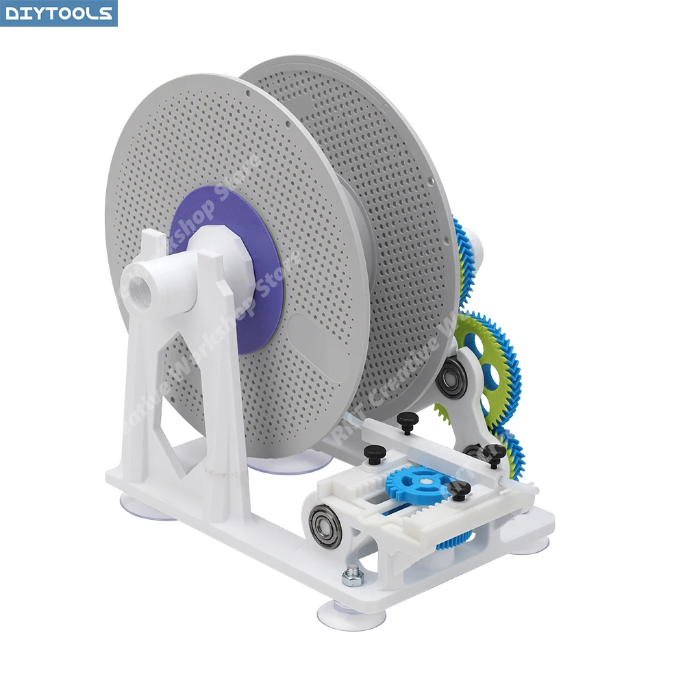

Filament Winder Manual Roll Material 3D Printing Spooling Coiler Bambu Consumables Reel Rewinder Extruder DIY Organizer Tool Lab