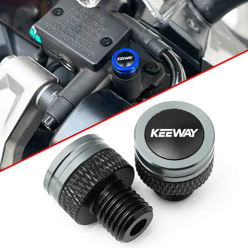 For Keeway RKF125 RKF RKV RKS K /X Light Superlight 125 200 Motorcycle M10*1.25 Aluminum Screws Bolts Mirror Hole Plugs Cap