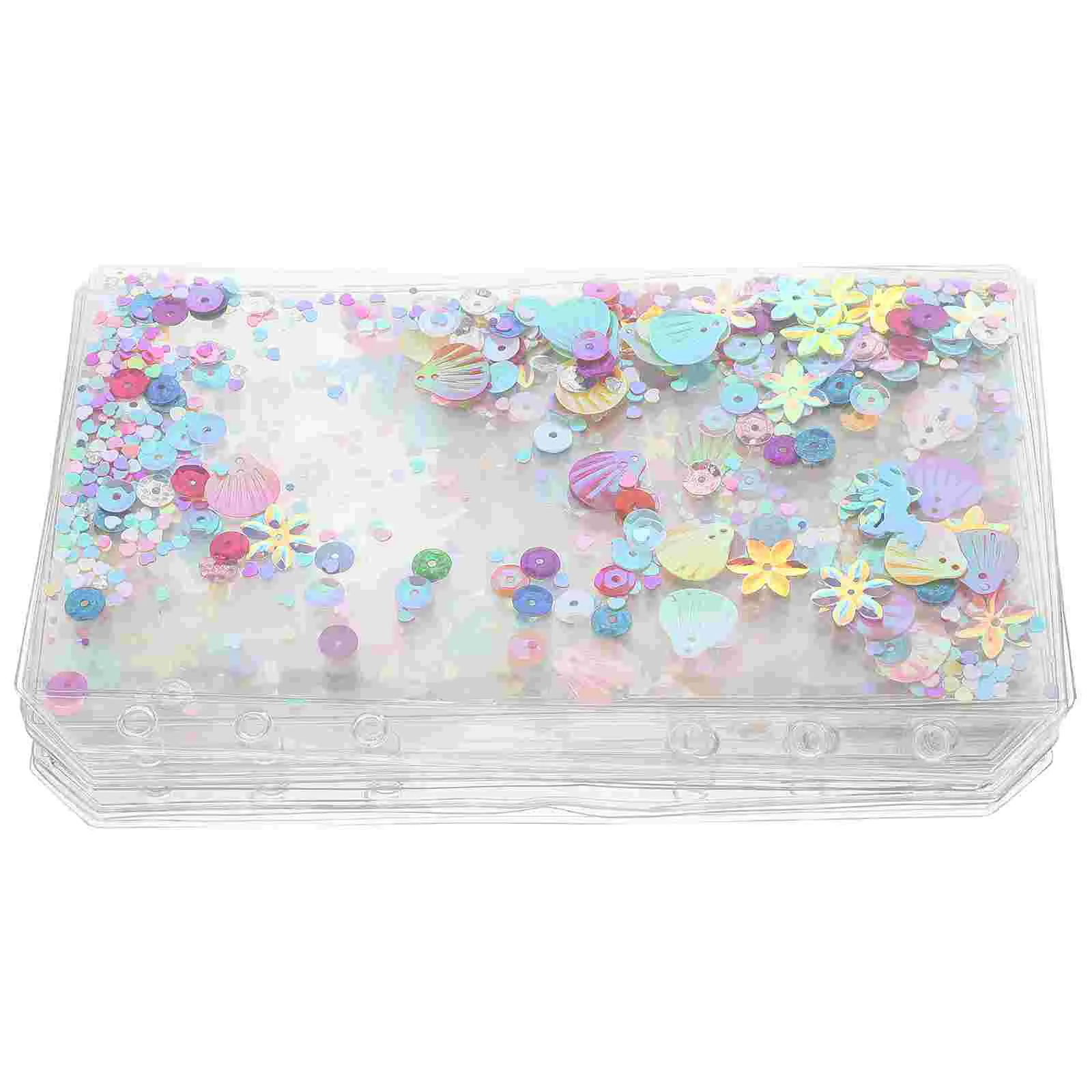 Colorido Book Binder Clips, PVC divisórias coloridas, Amor Informação, Handbook, 10 pcs