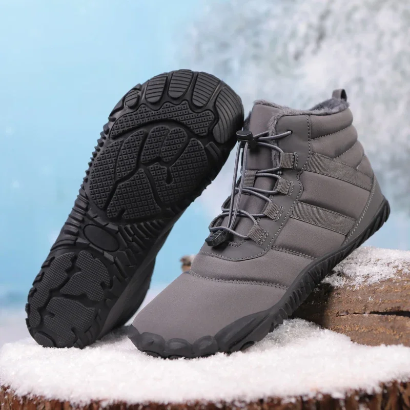 Winter Ankle Boots Non-slip Outdoor Hiking Shoes Waterproof Windproof Mens Sneakers Barefoot Hiking Shoes for Men Casual Shoe