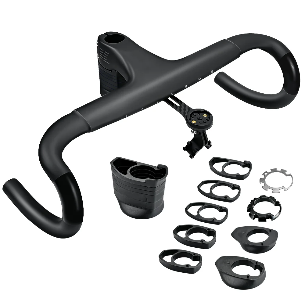 T800 Vollcarbon-BALUGOE Hochsteife Rennlenker mit integriertem Griff und verdecktem Innenraum für Straßenfahrzeuge, Code-Tischhalterung – Detail 5