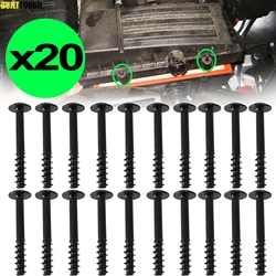 20X For Skoda Fabia Kodiaq Yeti Octavia Rapid Superb Roomster Air Filter Cleaner Intake Box Housing Lid Screw Retainer WHT002087