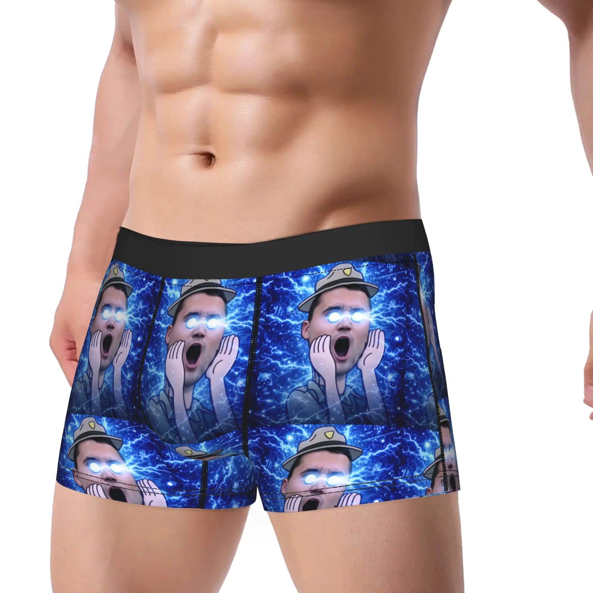 Charlie Kirk Funny Boxershorts  Pouch Underwear High Quality Pattern Boxer Brief Comfortable Males Panties Plus Size