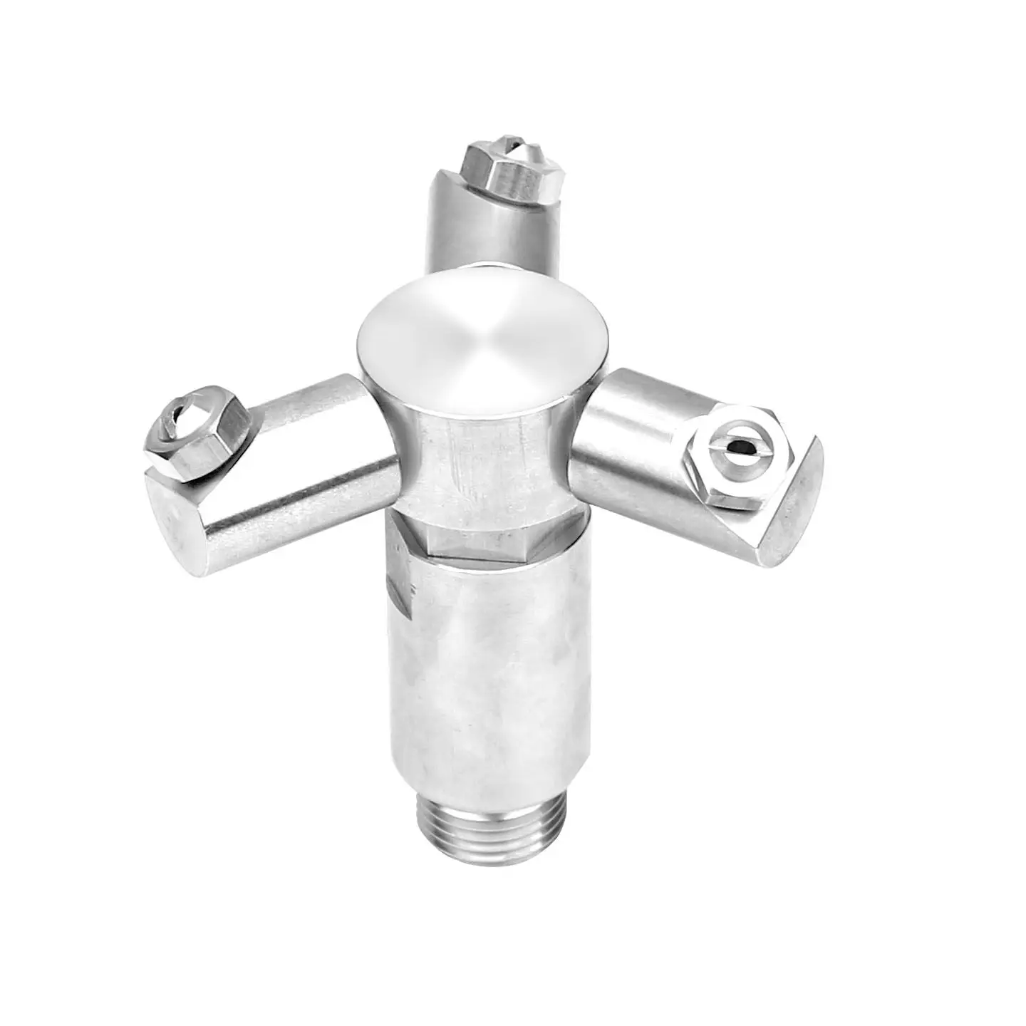 Car Washer 360 Automatic Rotating Cleaning Nozzle Dust Cooling Lawn Watering Garden Irrigation Sprinkler Head Metal