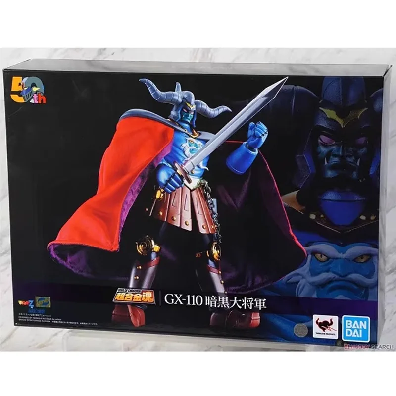 Bandai Genuine Soul of Chogokin GX-110 The Z of The Diablo Imperator 50th Anime Action Figure Ornament Model Toys Gifts Children