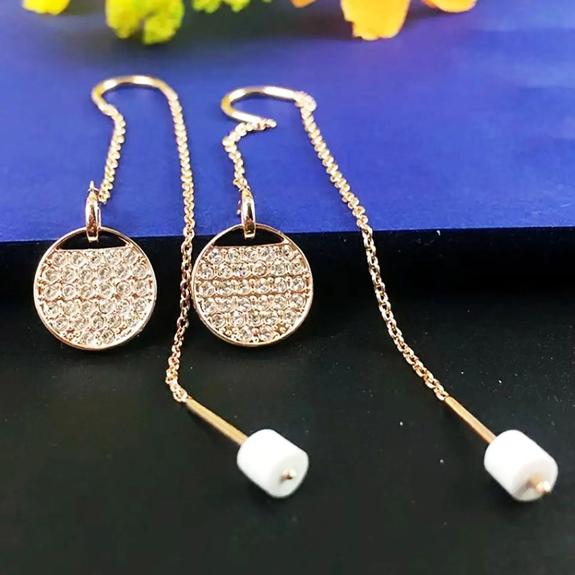 الأصلي 2025 موضة جديدة غرامة سيدة مجموعات مجوهرات مضرب سلسلة العصرية القرط قلادة حلقة سوار رومانسية للمرأة هدايا