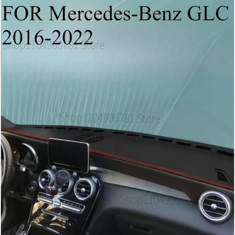 

Для Mercedes-Benz GLC 2016-2022 автомобильный коврик для приборной панели, коврик для приборной панели, козырек от солнца, чехол для приборной панели, аксессуары для ковров