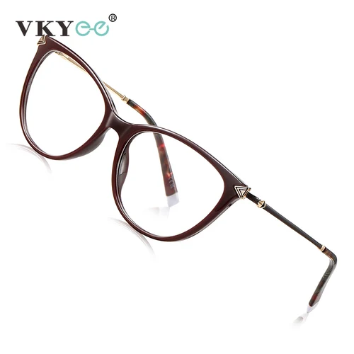 Imagen 2 del producto VICKY, nueva moda, único, Simple, diseño de ojo de gato, gafas de lectura antiluz azul para mujer, prescripción personalizable LS235